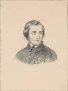 Portrait of Willem Geefs, by Fanny Geefs-Corr (1840-1842) by Fanny Geefs